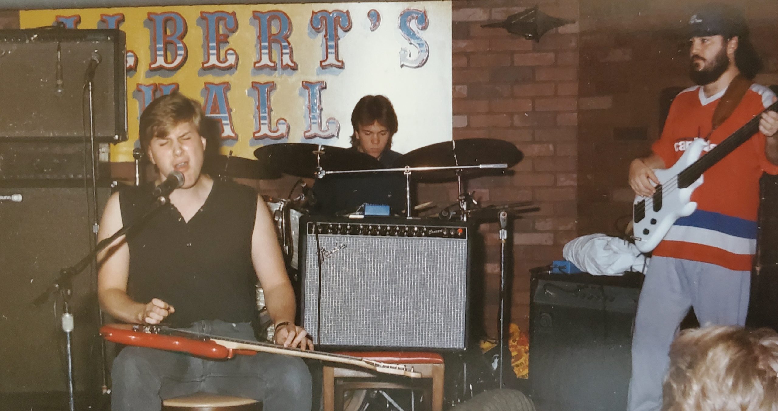 Bryan playing with The Jeff Healey Band.